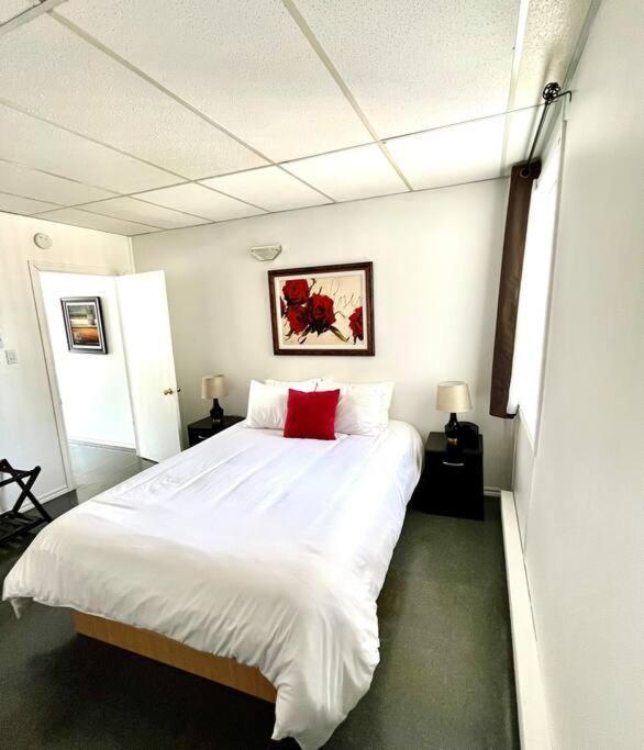 Les Appartements Du Vieil Edifice Metabetchouan-Lac-a-la-Croix ภายนอก รูปภาพ