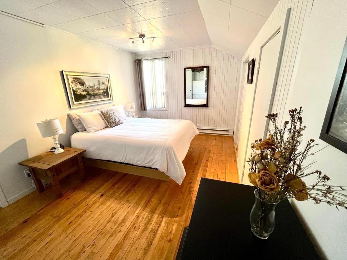 Les Appartements Du Vieil Edifice Metabetchouan-Lac-a-la-Croix ภายนอก รูปภาพ